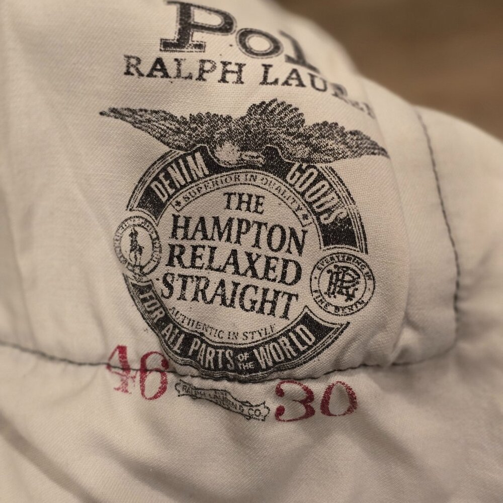 Polo Jeans - The Relaxed Hampton Straight - Size 46x30